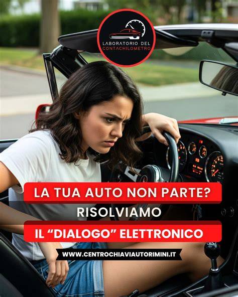 Veicolo moderno con sistemi elettronici complessi
