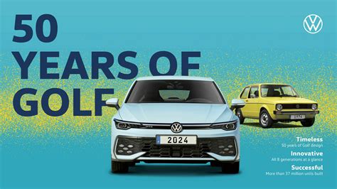 Volkswagen Golf 50th anniversary logo