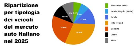 Diagramma circolare: ripartizione delle auto elettriche per produttore