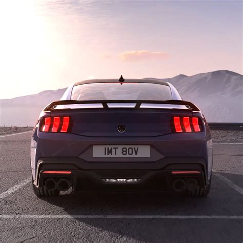 Dettaglio del frontale della nuova Ford Mustang