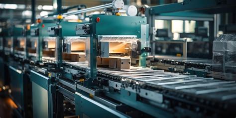 Linea di produzione automatizzata con scatole di derivazione