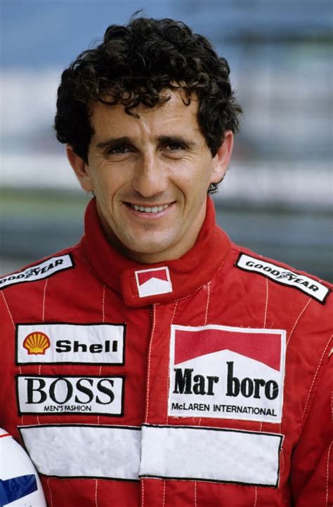 Alain Prost in bicicletta con l'orologio Richard Mille