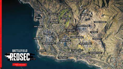 Mappa Battlefield RedSec con posizioni dei rimorchi veicoli