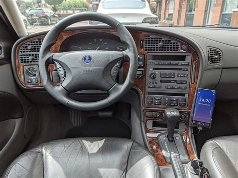 Dettaglio interni Saab 9-3