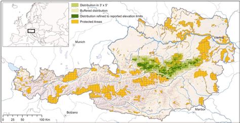 Mappa delle zone ambientali in Austria