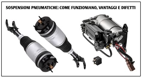 Componenti sospensioni pneumatiche