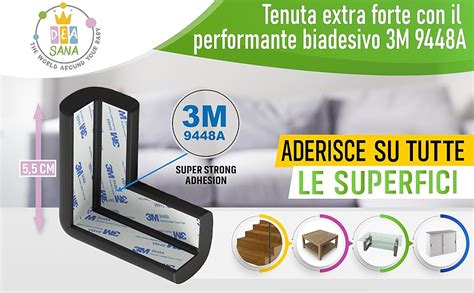 Kit di copri maniglione con biadesivo preinstallato