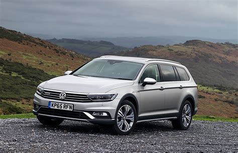 Volkswagen Passat Alltrack on an unpaved road