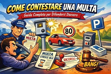 Documenti necessari per contestare una multa
