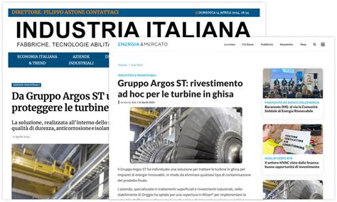 Infografica sulla crescita del Gruppo Argos ST