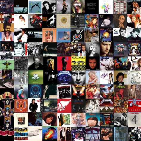 R.E.M. album covers collage