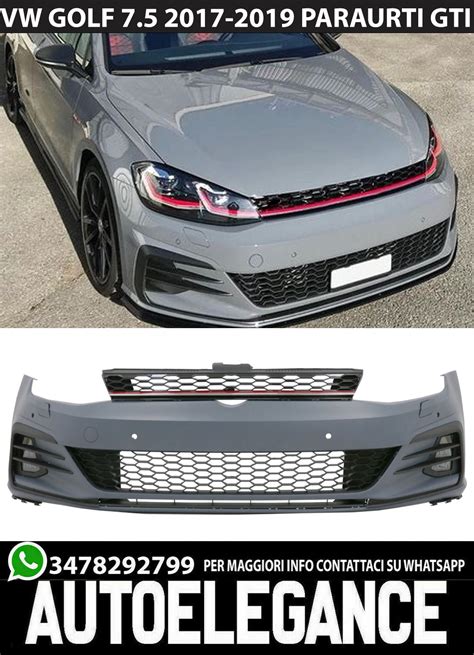 Volkswagen Golf 7 GTI con sotto paraurti anteriore