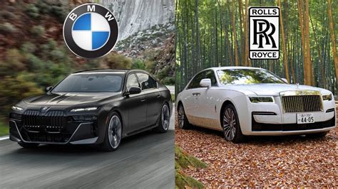 Confronto tra i loghi BMW e Rolls-Royce