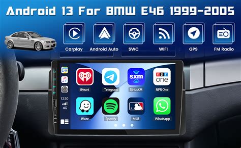 Interno BMW E46 con autoradio moderna