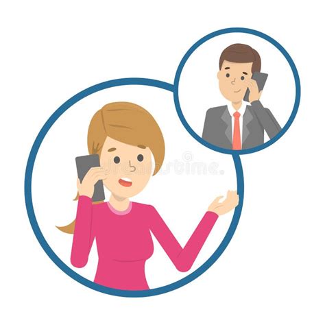 illustrazione concettuale di una conversazione telefonica sicura e riservata