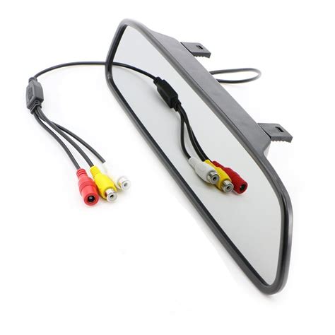 Schema di un kit retrocamera con specchietto retrovisore integrato