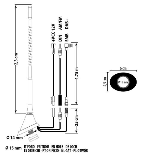 Schema interno antenna amplificata auto