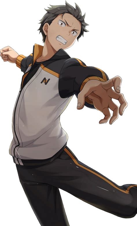Subaru Natsuki in una scena iconica dell'anime