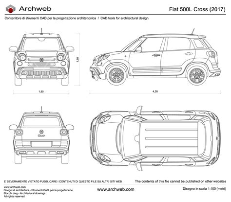 Schema pianale Fiat 500L