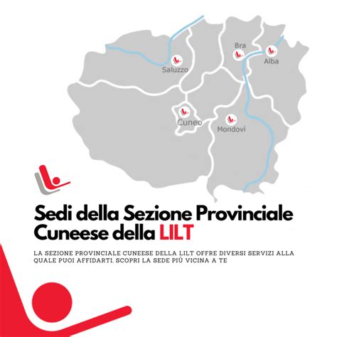 Mappa delle sedi ACI in provincia di Cuneo