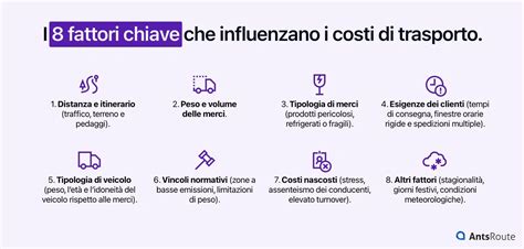 Diagramma che mostra i fattori che influenzano il consumo di carburante