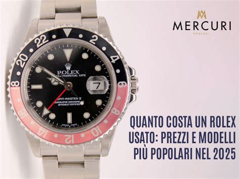 Infografica con i modelli Rolex più popolari e le loro caratteristiche principali