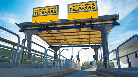 Map of Telepass Punto Blu locations in Italy
