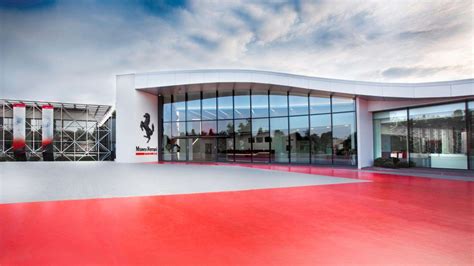 Vista dell’ingresso del Museo Ferrari di Maranello