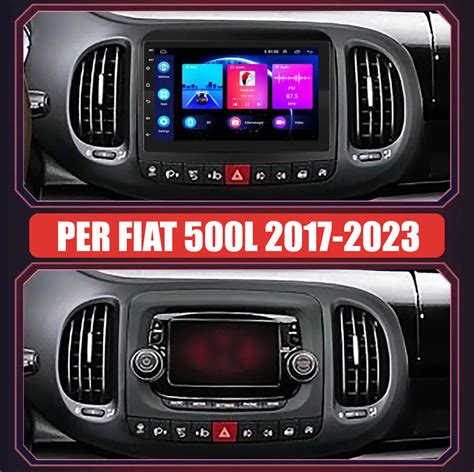 Autoradio 10 pollici Fiat 500L installata