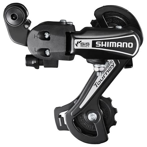 Dettaglio del cambio Shimano Tourney su una bicicletta