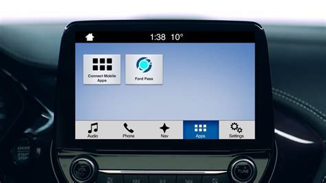 interfaccia utente di SYNC 3 con menu AppLink