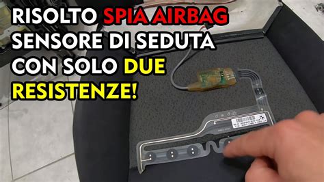 Sensore occupazione sedile