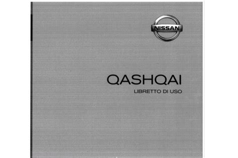 Manuale istruzioni Nissan Qashqai