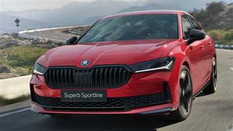 Skoda Superb Sportline vista laterale
