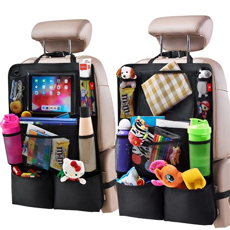 car seat back organizer net
