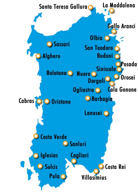 Mappa della zona di Carbonia con indicazione di AssoRicambi