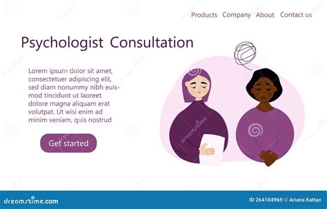 Illustrazione di una donna che riceve supporto medico e psicologico