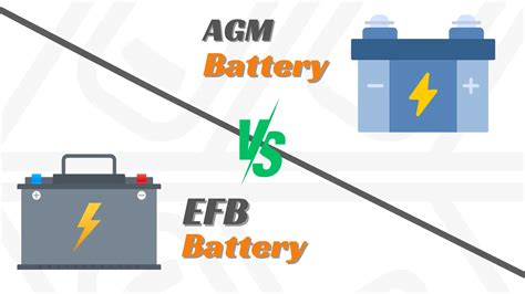 Diagramma comparativo batterie AGM vs EFB