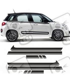 Adesivi metallici per Fiat 500L