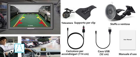 Tutti i componenti di un kit autoradio e navigatore satellitare