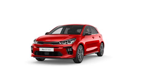 Kia Rio GT Line con box portatutto sul tetto