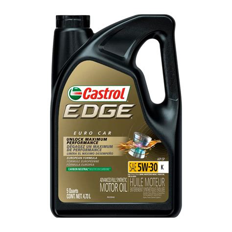 Grafico comparativo dell'usura del motore con olio standard e Castrol EDGE