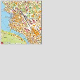 Mappa del centro di Lecco con evidenziato Corso Matteotti