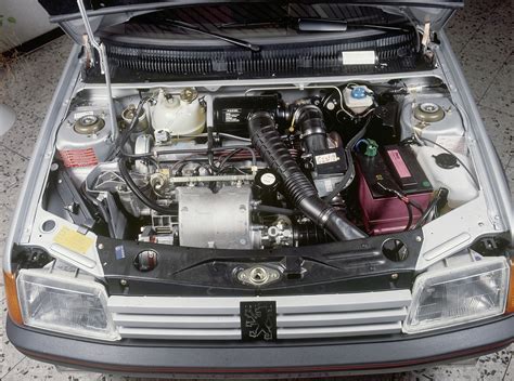 Peugeot 205 GTI engine bay