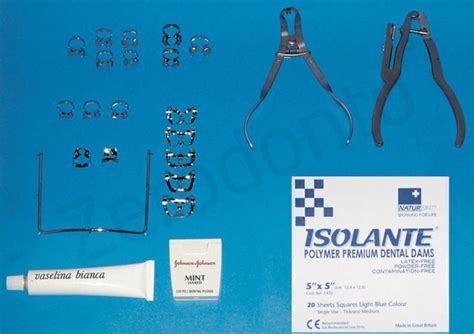 Isolamento del sito di lavoro con diga in gomma