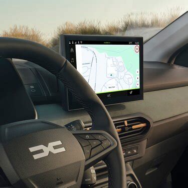 Cruscotto Dacia con sistema multimediale