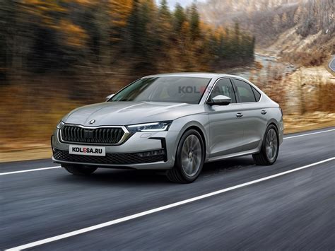 Skoda Octavia 2024 frontale