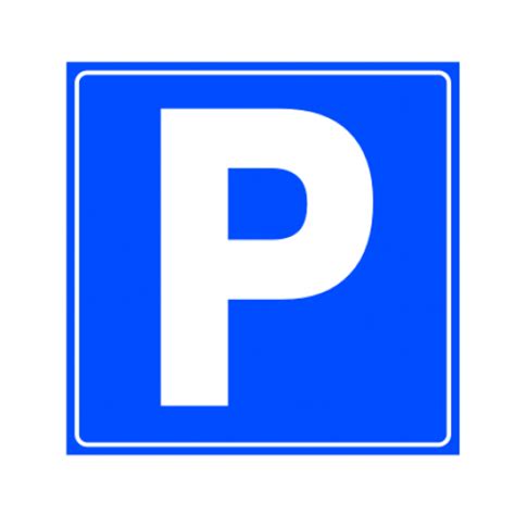 Segnaletica stradale di parcheggio a pagamento