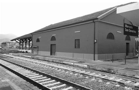 Foto storica della stazione ferroviaria di Mercato San Severino