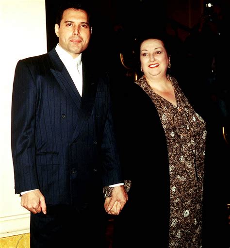Ritratto di Freddie Mercury con Montserrat Caballé